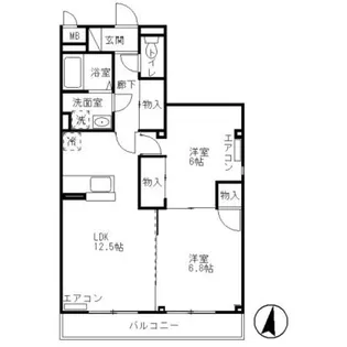 東京都練馬区高松1【マンション】の間取り