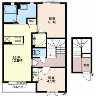 ビバーチェ【2階】の間取り