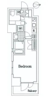 パークウェル神田EAST弐番館【8階】の間取り