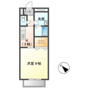 ベルテ【1階】の間取り