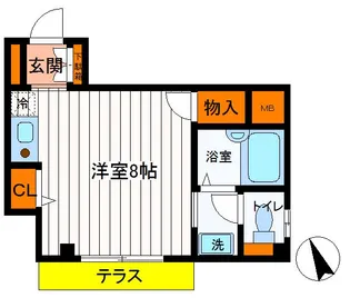 東京都立川市柴崎町3【マンション】の間取り