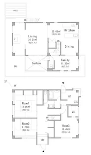 兵庫県淡路市深草【一戸建】の間取り