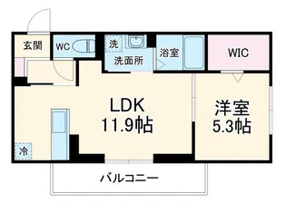 神奈川県秦野市鶴巻南4【アパート】の間取り