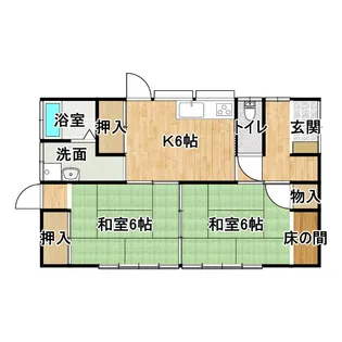 山口県宇部市海南町【一戸建】の間取り