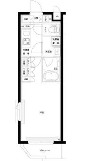 東京都練馬区中村南2【マンション】の間取り