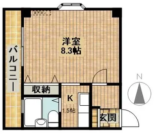 アルベールハイム【2階】の間取り