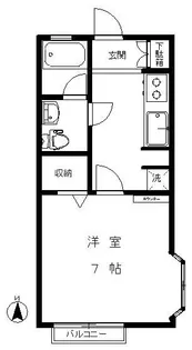 アン・ナチュール【2階】の間取り