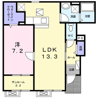 ルミナーレ【1階】の間取り