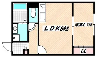 千葉県船橋市宮本8【アパート】の間取り
