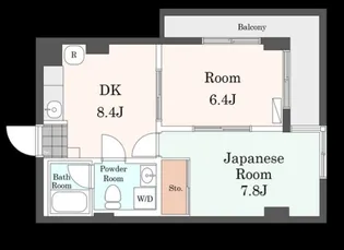 ノアール【3階】の間取り