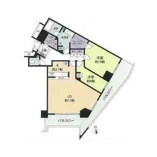 キャピタルマークタワー【35階】の間取り