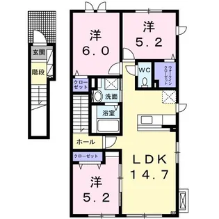 Y’s View II【2階】の間取り