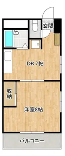 高知県南国市大そね甲【マンション】の間取り