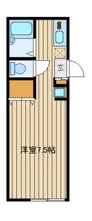 東京都板橋区弥生町【アパート】の間取り