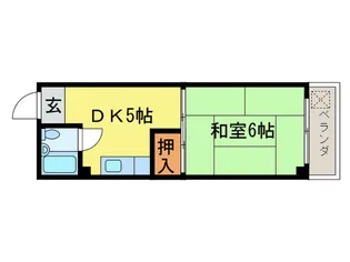 レジデンス桂【2階】の間取り