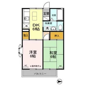 ルードルフィアタウンズ【1階】の間取り