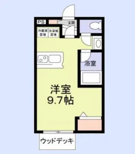 埼玉県鶴ヶ島市大字鶴ヶ丘【アパート】の間取り