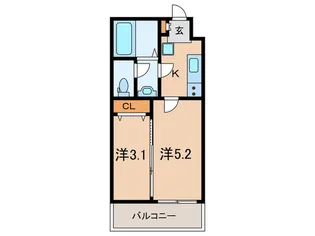BASE青木【2階】の間取り