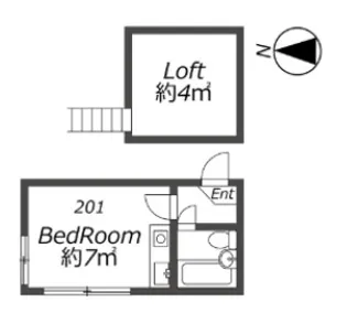 プラザドゥミハルB棟【2階】の間取り