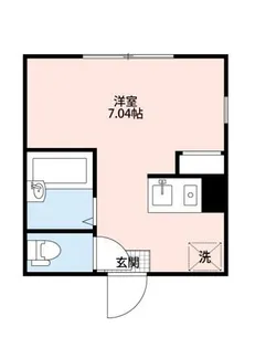 神奈川県横浜市南区唐沢【アパート】の間取り