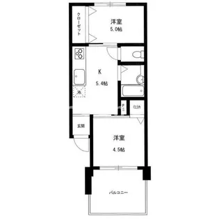 第二椎名町マイコーポ【6階】の間取り