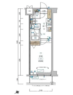 ガリシア板橋【3階】の間取り