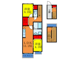 パーチェ ブレッザの間取り
