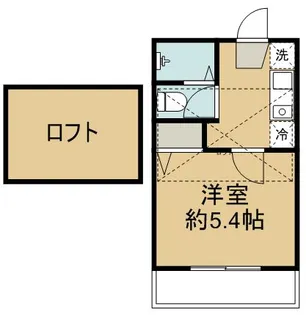 メゾン・ド・ヴェール【1階】の間取り