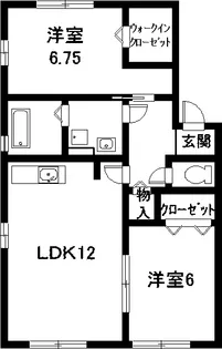 愛知県豊明市新栄町4【アパート】の間取り