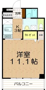 ザ・ウエストスクエア【11階】の間取り