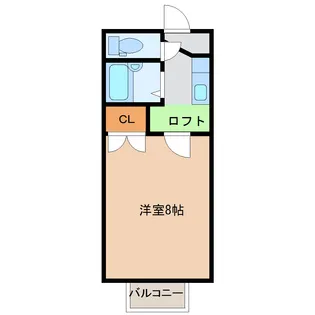 カストールコート(CASTOR COURT)【1階】の間取り