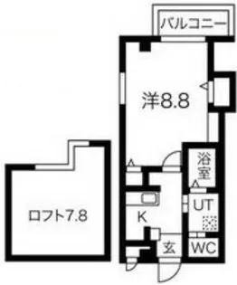 エヌエムスワサントセットイースト【4階】の間取り