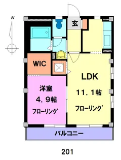 メルクマール【2階】の間取り