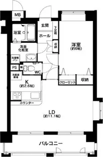 アイ・ビー・ビーウィル姪浜【4階】の間取り