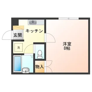 サカノビル【3階】の間取り