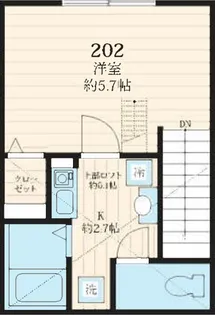 バーミープレイスひばりヶ丘【2階】の間取り