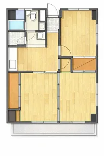 サンハイツ長者【1階】の間取り