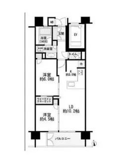 プレミスト神楽坂【4階】の間取り