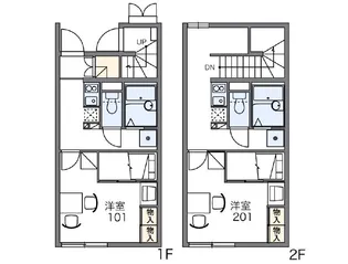 レオパレスすみだIII【2階】の間取り