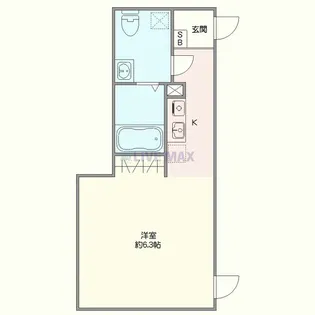 フィオーネ新小岩【1階】の間取り