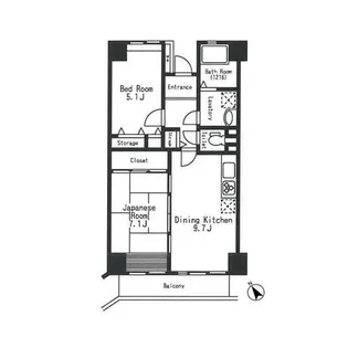 フローラント駒込【5階】の間取り
