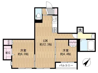 イル・ポスト・ソレッジャート【2階】の間取り