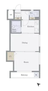 ADX本蓮沼【3階】の間取り