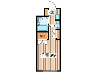 常盤台丹陽マンション【2階】の間取り