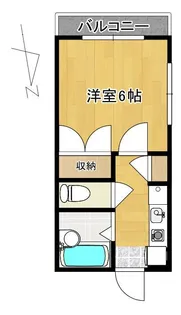 ミルキーウェイサウス棟【4階】の間取り