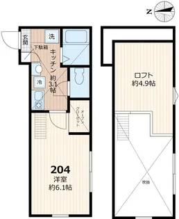 パピヨンIII【2階】の間取り