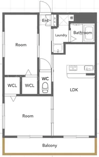 MARINE ROAD【3階】の間取り