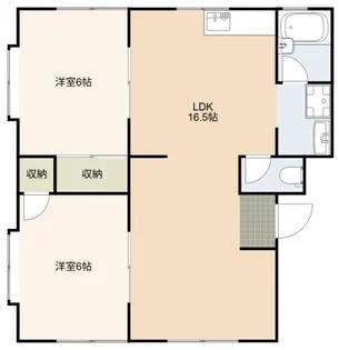 ヴィラルバ・エフB【1階】の間取り