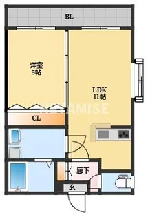 フェアリーステージ元村【2階】の間取り