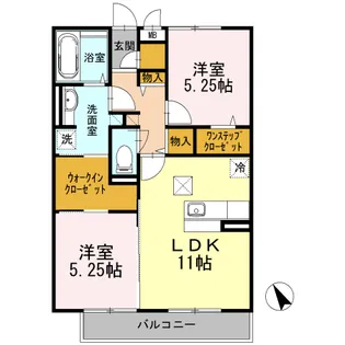 セント レジデンス【1階】の間取り